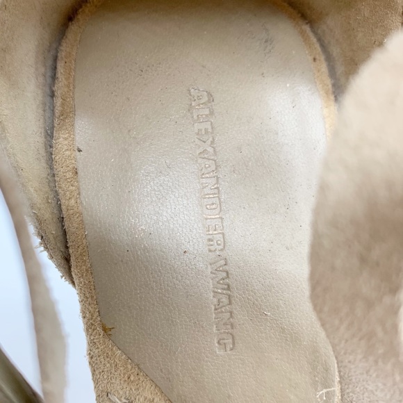 Alexander Wang Stella Sandal in Tan Suede Size 41 - Picture 6 of 13